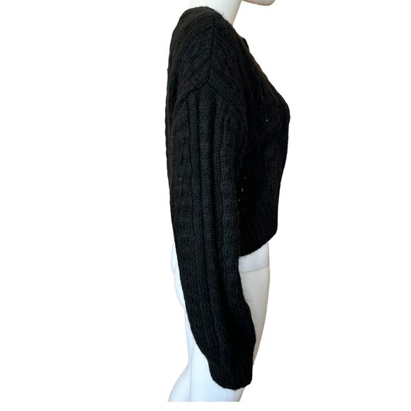 New ~ ASOS , TOPSHOP ~ Knitted Textured Cable Sweater Size 0-2 - Picture 5 of 7